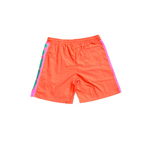 7 inch Nylon Workout Short (Orange)